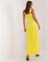 LK SK 506640 šaty.05P žlutá LK SK 506640 šaty.05P žlutá