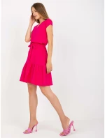 Dámské šaty RV SK 8048  fuchsiové