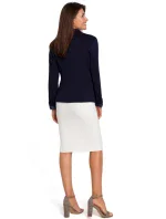 S154 Blejzr s jedním knoflíkem - béžový