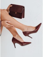 Dámské vínové jehlové boty FashionStreet ZY1078