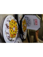 Ponožky s potiskem pizzy – sada 4 pár unisex v originálním balení