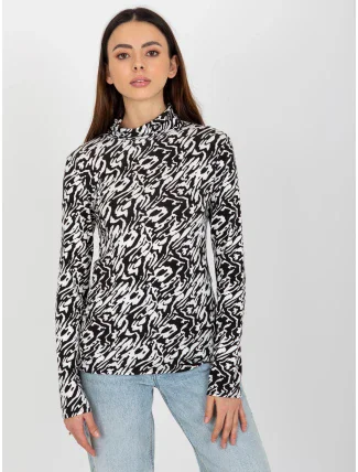 Dámská halenka LK BZ 509197 1.51P bílá a černá - FPrice