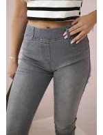 Grafitové džínové kalhoty Grafitové džínové kalhoty