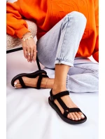 Dámské semišové sportovní sandály Černá Harris