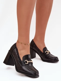 Polobotky na podpatku model 217846 Step in style