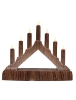 ADVENTNÍ KOSTEL 15.5x3.2x13.5CM 7 LED KLONY NA BATERIE dětské