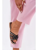 Dámské Ploché Sandály S Proplétajícími Pásky Černé Acimine