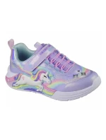 Skechers S Lights - Unicorn Chaser 302298L-LVMT Lavender/Multi dětské