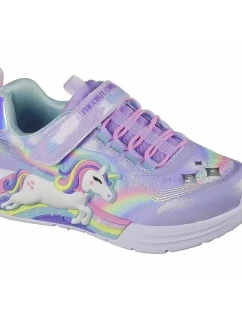 Skechers S Lights - Unicorn Chaser 302298L-LVMT Lavender/Multi dětské