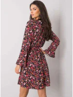 Šaty DHJ SK 13891A.71P černá a červená