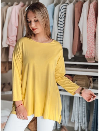 Dámská máslová halenka oversize s přívěskem COMFILA žlutá FashionStreet RY2791