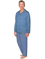 Pánské pyžamo Martel 403 Antoni III délka/r 3XL-4XL pyžamo na zip Pánské pyžamo Martel 403 Antoni III délka/r 3XL-4XL pyžamo na zip