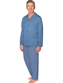 Pánské pyžamo Martel 403 Antoni III délka/r 3XL-4XL pyžamo na zip