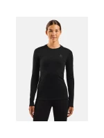 Dámské tričko ODLO Merino 160 BL Top Crew Neck l/s velikost M Black