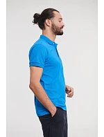 Russell Athletic 566M Pánské elastické piqué polo 10.566M white Russell Athletic 566M Pánské elastické piqué polo 10.566M white