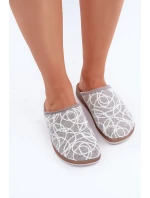 Lesklé dámské pantofle Inblu CT000028 Šedé