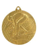 Zlatá medaile - plavání - ocelová medaile