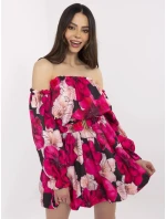 MI SK šaty A1447.84 černá a růžová