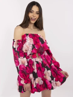 MI SK šaty A1447.84 černá a růžová