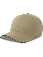 Atlantis Headwear Sport Sandwich-S 6 panelová sandwich kšiltovka 33.0275 khaki/navy Atlantis Headwear Sport Sandwich-S 6 panelová sandwich kšiltovka 33.0275 khaki/navy
