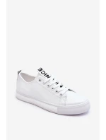 Dámské Tenisky Klasické Bílé Ville