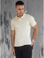 FashionStreet pánské žluté polo tričko PX0606