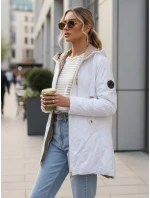 Dámská prošívaná přechodná bunda bílá FashionStreet TY5564
