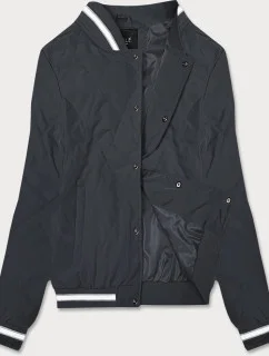 Dámská bunda typu bomber v grafitové barvě (16M9070-92)