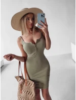 Dámské šaty 279133 khaki - Ola Voga Dámské šaty 279133 khaki - Ola Voga