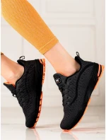 Pěkné šedo-stříbrné dámské tenisky bez podpatku Pěkné šedo-stříbrné dámské tenisky bez podpatku