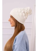 Dámská čepice Leonia K342 ecru Dámská čepice Leonia K342 ecru