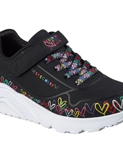 Mládežnické tenisky Skechers UNO LITE HEART CRAZE 314091L BKMT