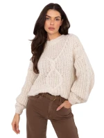 Jumper IN SW 33831.25 světle béžový Jumper IN SW 33831.25 světle béžový