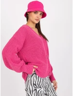 Jumper LC SW 0249.24P tmavě růžový