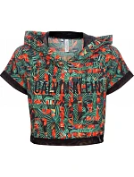 Dámské beach tričko KW0KW00416 zelené - Calvin Klein