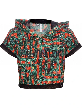 Dámské beach tričko KW0KW00416 zelené - Calvin Klein