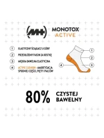 Monotox Basics Kotníkové ponožky Active Cushion 2-pack MX20008