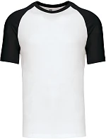 Kariban K 330 Baseballové tričko 20.K330 white/black Kariban K 330 Baseballové tričko 20.K330 white/black