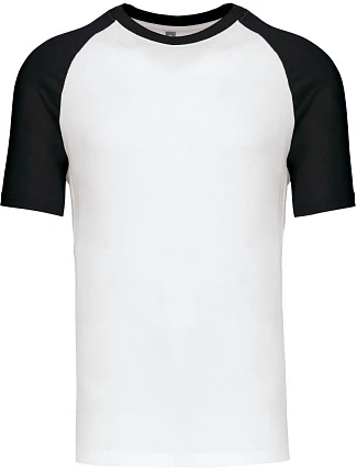 Kariban K 330 Baseballové tričko 20.K330 white/black Kariban K 330 Baseballové tričko 20.K330 white/black