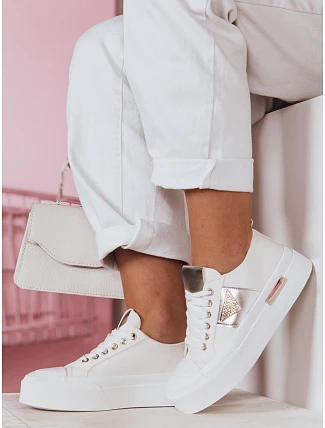 Dámské tenisky na platformě TRENDIS ZY0703 bílé - FashionStreet