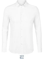 NEOBLU Balthazar Men Košile s dlouhým rukávem 24.3198 optic white