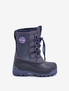 Vysoké Teplé Dětské Sněhule Se Stahováním Modré Lee Cooper LCJ-24-44-2843K