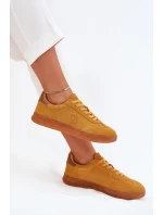 Dámské Semišové Tenisky Big Star RR274846 HI-POLY SYSTEM Žluté