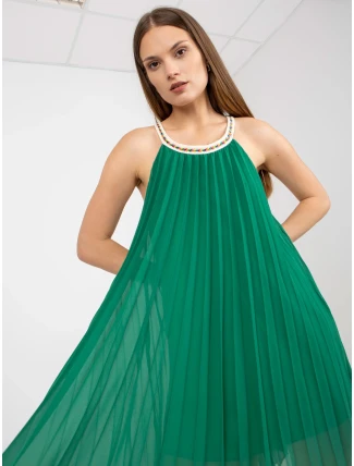 Šaty DHJ SK 0010.35 tmavě zelená Šaty DHJ SK 0010.35 tmavě zelená