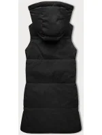 Černá oboustranná dámská vesta typu "beránek" J Style (16M9166-392)