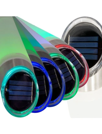 LAMPA SOLARA 4LED 2 BARVY 32,5CM