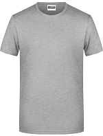 Daiber 8008 Pánské tričko z bio bavlny 02.8008 grey heather Daiber 8008 Pánské tričko z bio bavlny 02.8008 grey heather