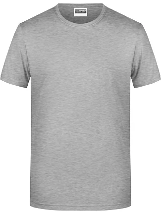 Daiber 8008 Pánské tričko z bio bavlny 02.8008 grey heather Daiber 8008 Pánské tričko z bio bavlny 02.8008 grey heather