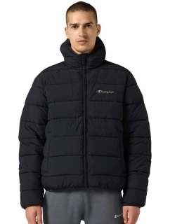 Pánská bunda Champion s kapucí černá 221548 KK001 pánské