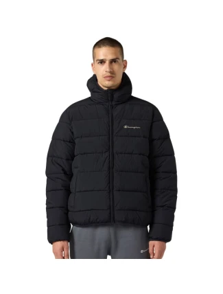 Pánská bunda Champion s kapucí černá 221548 KK001 pánské